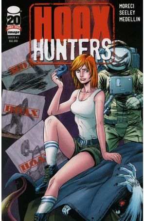 Hoax Hunters 1 published by Image with cover art by Tim Seeley