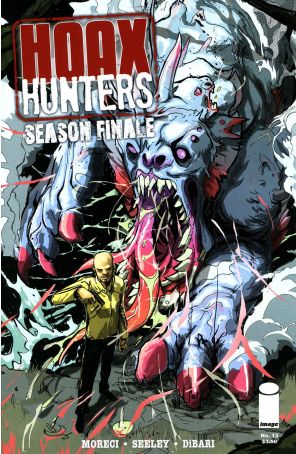 Hoax Hunters 13B published by Image with cover art by Riley Rossmo