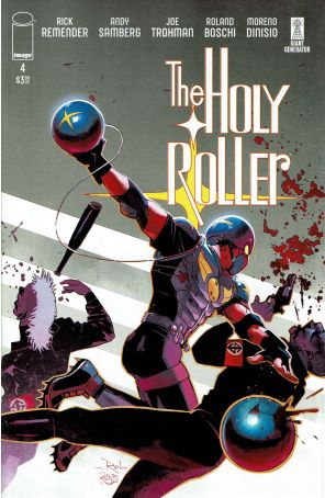 The Holy Roller 4A published by Image with cover art by Roland Boschi