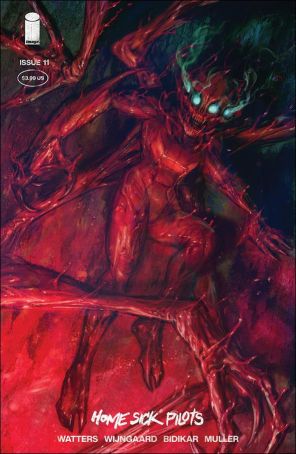 Home Sick Pilots 11B published by Image with cover art by David Romero