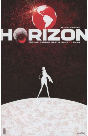 Horizon (Skybound) 1 (2nd) published by Image with cover art by Jason Howard