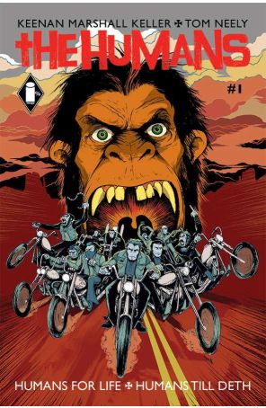 The Humans 1 published by Image with cover art by Tom Neely