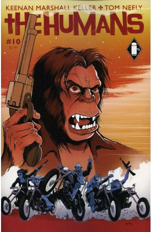 The Humans 10 published by Image with cover art by Tom Neely
