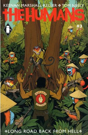 The Humans 3 published by Image with cover art by Tom Neely