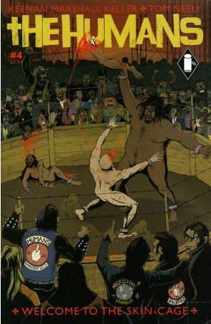 The Humans 4 published by Image with cover art by Tom Neely