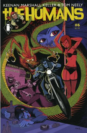 The Humans 6 published by Image with cover art by Tom Neely