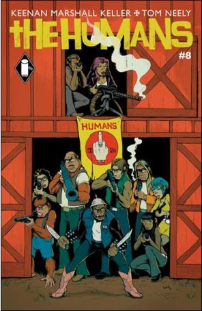 The Humans 8 published by Image with cover art by Kristina Collantes