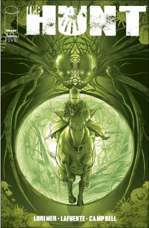 The Hunt 5 published by Image with cover art by Colin Lorimer