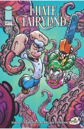 I Hate Fairyland (2nd Series) 45A published by Image with cover art by Jay P. Fosgitt