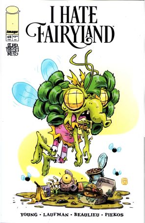 I Hate Fairyland (2nd Series) 48A published by Image with cover art by Derek Laufman