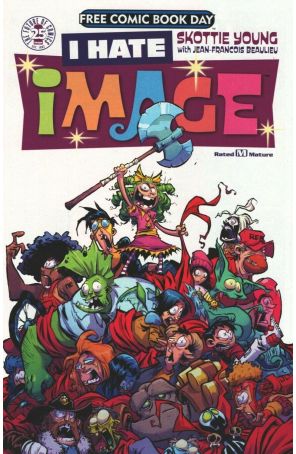 I Hate Fairyland FCBD 1 published by Image with cover art by Skottie Young