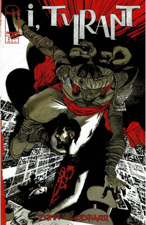 I, Tyrant 2A published by Image with cover art by Sterling Hundley