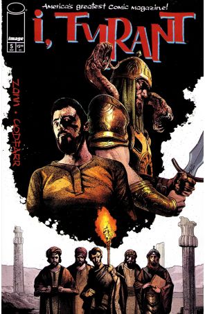 I, Tyrant 5A published by Image with cover art by Godfarr