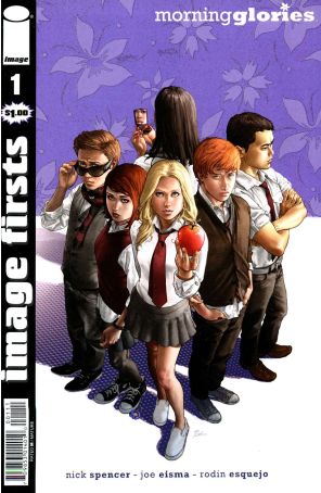 Image Firsts: Morning Glories 1 published by Image with cover art by Rodin Esquejo