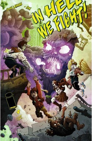 In Hell We Fight 4 published by Image with cover art by Jok