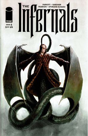 The Infernals 5A published by Image with cover art by John Pearson