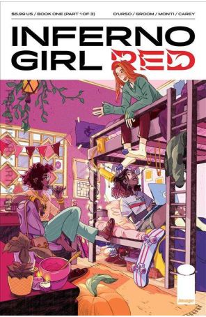 Inferno Girl Red: Book One 1C published by Image with cover art by Nicole Goux