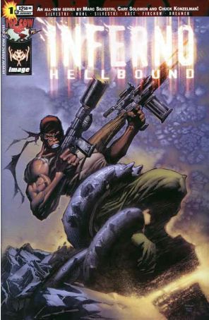 Inferno: Hellbound 1C published by Image with cover art by Dwayne Turner