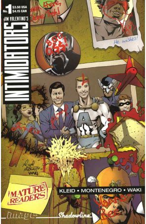 Intimidators 1 published by Image with cover art by Miguel Montenegro