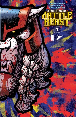Invincible Universe: Battle Beast 1J published by Image with cover art by Ryan Ottley and Annalisa Leoni