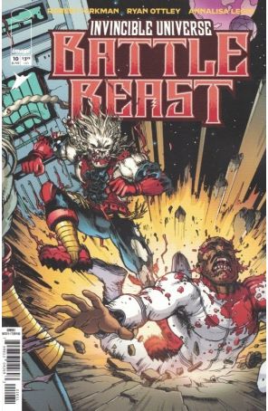 Invincible Universe: Battle Beast 10C published by Image with cover art by Chris Burnham and Brian Reber