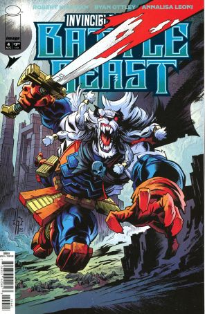 Invincible Universe: Battle Beast 4D published by Image with cover art by Jason Howard