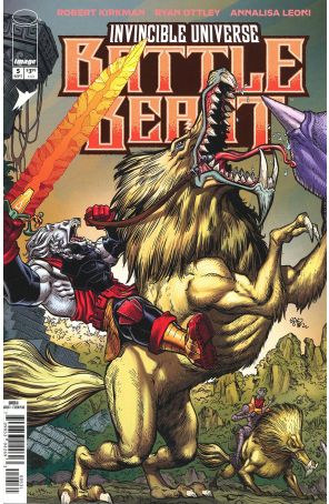 Invincible Universe: Battle Beast 5C published by Image with cover art by E.J. Su