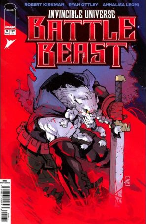 Invincible Universe: Battle Beast 9D published by Image with cover art by Ludo Lullabi