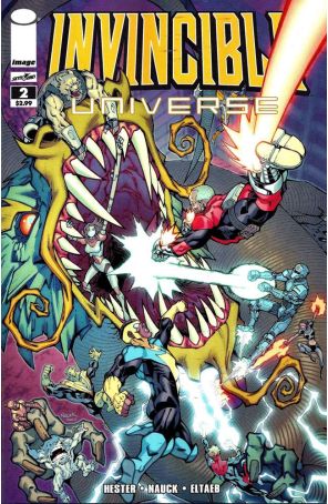 Invincible Universe 2 published by Image with cover art by Todd Nauck