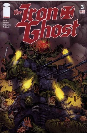The Iron Ghost 3 published by Image with cover art by Flint Henry and Wesley Gunn