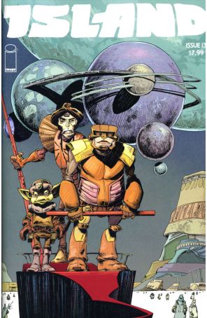 Island (Image) 13 published by Image with cover art by Fil Barlow