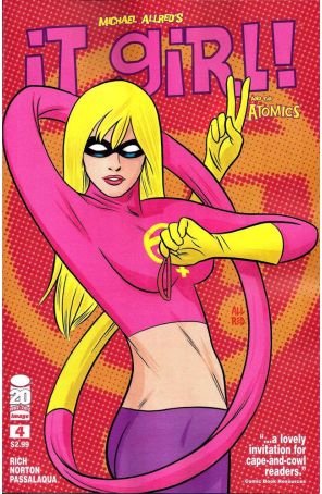 It Girl And The Atomics 4 published by Image with cover art by Mike Allred