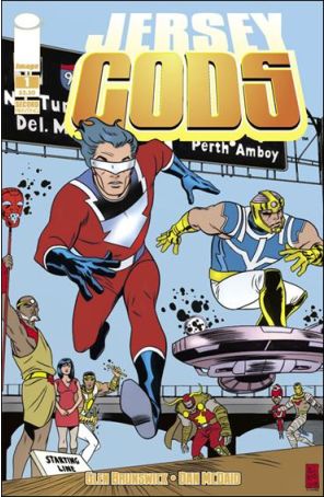 Jersey Gods 1 (2nd) published by Image with cover art by Mike Allred