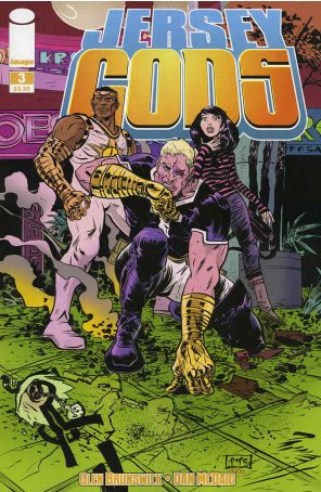 Jersey Gods 3 published by Image with cover art by Paul Pope