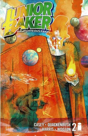 Junior Baker the Righteous Faker 2A published by Image with cover art by Ryan Quackenbush