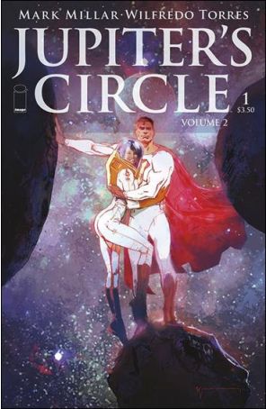 Jupiter's Circle (Vol. 2) 1A published by Image with cover art by Bill Sienkiewicz