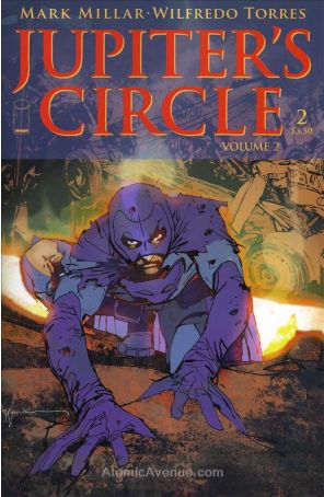 Jupiter's Circle (Vol. 2) 2A published by Image with cover art by Bill Sienkiewicz