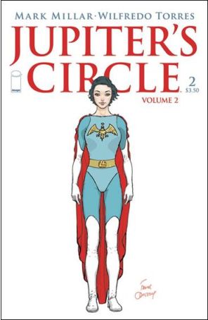 Jupiter's Circle (Vol. 2) 2B published by Image with cover art by Frank Quitely