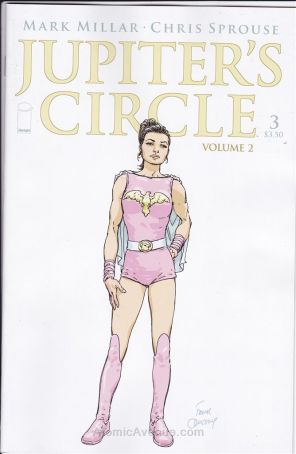 Jupiter's Circle (Vol. 2) 3B published by Image with cover art by Frank Quitely