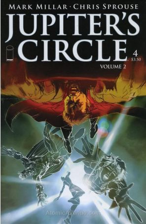 Jupiter's Circle (Vol. 2) 4A published by Image with cover art by Bill Sienkiewicz