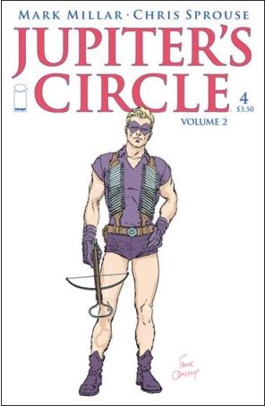 Jupiter's Circle (Vol. 2) 4B published by Image with cover art by Frank Quitely