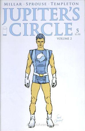 Jupiter's Circle (Vol. 2) 5B published by Image with cover art by Frank Quitely