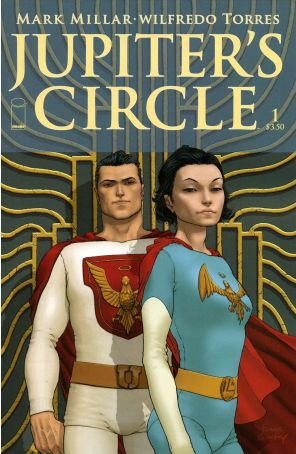 Jupiter's Circle 1A published by Image with cover art by Frank Quitely