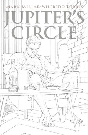 Jupiter's Circle 2C published by Image with cover art by Frank Quitely
