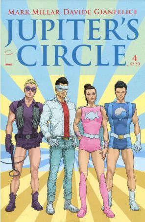 Jupiter's Circle 4A published by Image with cover art by Frank Quitely