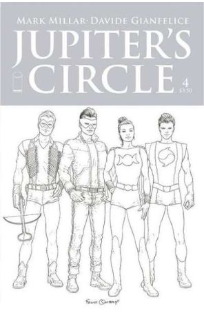 Jupiter's Circle 4C published by Image with cover art by Frank Quitely