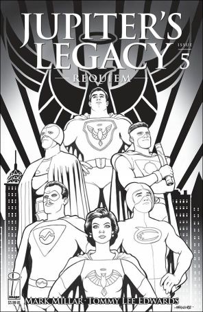 Jupiter's Legacy: Requiem 5C published by Image with cover art by Kevin Maguire