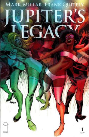 Jupiter's Legacy 1C published by Image with cover art by Dave Johnson