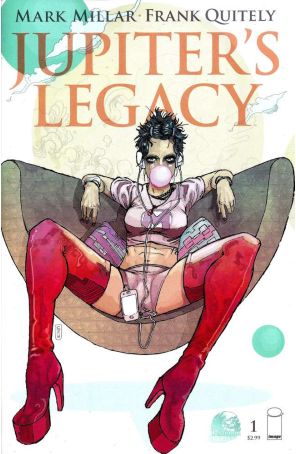 Jupiter's Legacy 1F published by Image with cover art by Frank Quitely