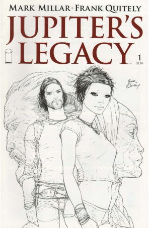 Jupiter's Legacy 1J published by Image with cover art by Frank Quitely